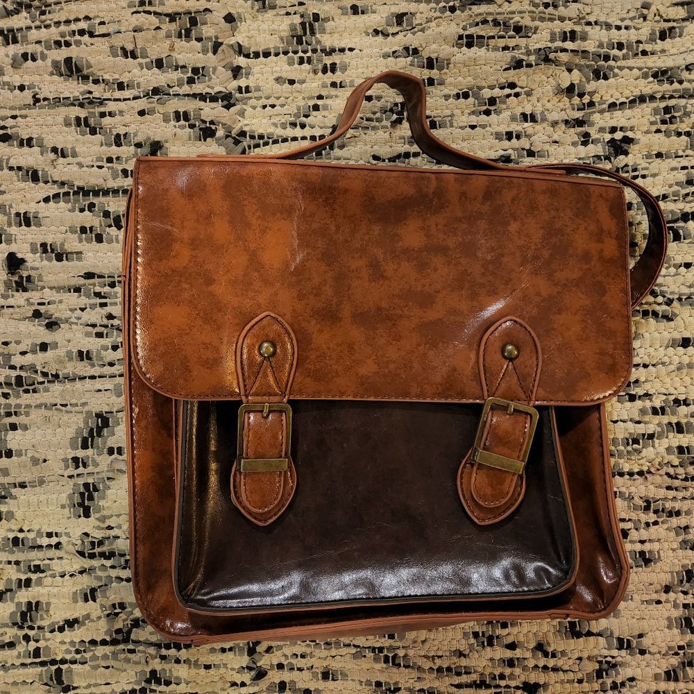 Vegan Leather Convertible Bag/Backpack